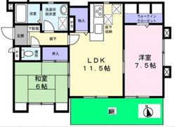徳重コーポラスの間取り画像