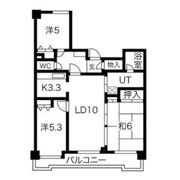 イトーピア豊田マンションの間取り画像