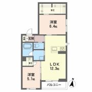 シャーメゾンアムールの間取り画像