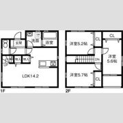 Land court 小泉Ⅱ C棟の間取り画像