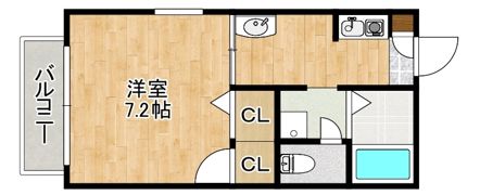 MYハイツの間取り画像