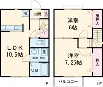 ブルームグラス Ⅱの間取り画像