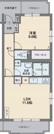 フレシール桜堤の間取り画像