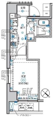 レーヴ町田V.Aの間取り画像