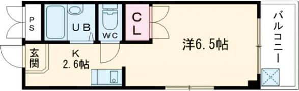 グラヴィB棟の間取り画像