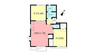ハイムカトレアの間取り画像