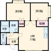 レインボーハウス澄川No．3の間取り画像
