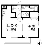 コルザ中町の間取り画像