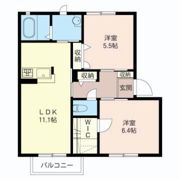 ヴィクトワールⅡ Aの間取り画像