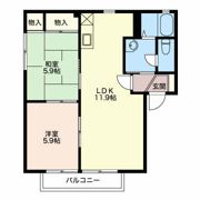 フレックスツイン Bの間取り画像