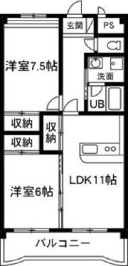 マンションソフィアの間取り画像