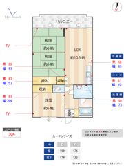 第5三城ハイツの間取り画像