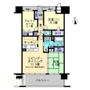 アルファステイツ高松駅前の間取り画像