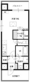ルネス 新富町スクエアの間取り画像