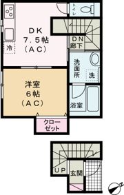 エスワンハイツ古淵の間取り画像
