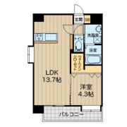 八王寺ツインタワーEASTの間取り画像