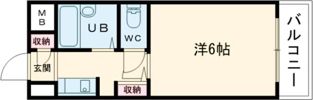 六月のココロの間取り画像