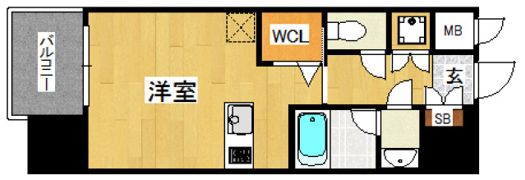 プライムアーバン薬院南の間取り画像
