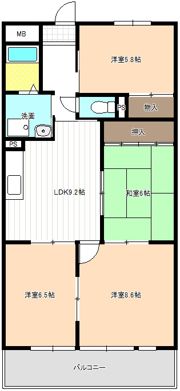 グランドステージNAKANOの間取り画像