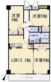 アヴニール・シエルの間取り画像