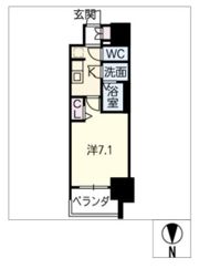 プレサンス桜通ベルノの間取り画像