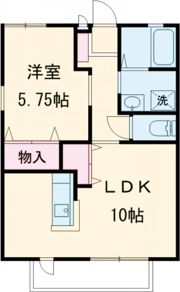 Kヒノデパナハイツの間取り画像