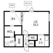 BLANC IRIS HIRAGISHI(ブランイリスヒラギシ)の間取り画像