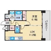 プレサンス名古屋STATIONアブソリュートの間取り画像