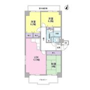 ツイン双ヶ丘の間取り画像