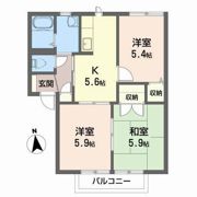 アークガーデン広面の間取り画像