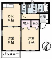 ディアーナHIRO B棟の間取り画像