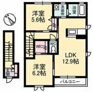 シャーメゾンにしもり B棟の間取り画像