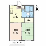 グランパティオ北上 Bの間取り画像