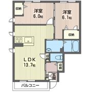 グリュック ドルフの間取り画像