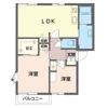 サニー ヒル Aの間取り画像