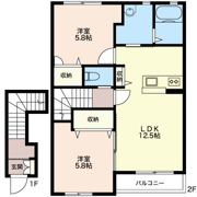 レーベン プラッツ Bの間取り画像