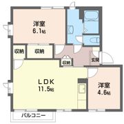 Mi－ZONE Dの間取り画像