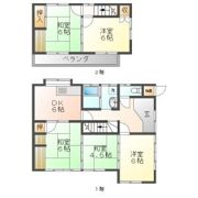 羽島市須賀戸建 西棟の間取り画像