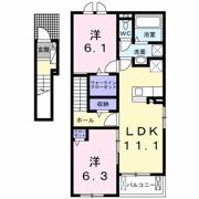 ルパルク Ⅰの間取り画像