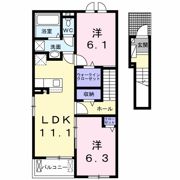 ルパルク Ⅰの間取り画像