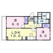ヴィラ オーブ － Kの間取り画像