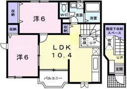 カーサユーカリ弐番館の間取り画像