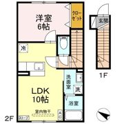 グランモア三好 Aの間取り画像