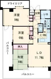 サンビルダー城之下の間取り画像