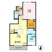 CREAⅡの間取り画像