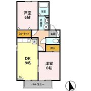 アヴェニール幸 Bの間取り画像
