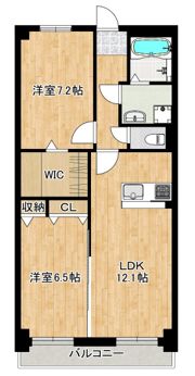 Crest Linkの間取り画像