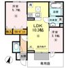 ウィット垂水Ⅱの間取り画像