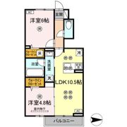 トリシア関の間取り画像