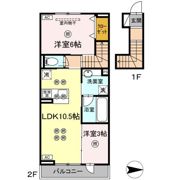 トリシア関の間取り画像